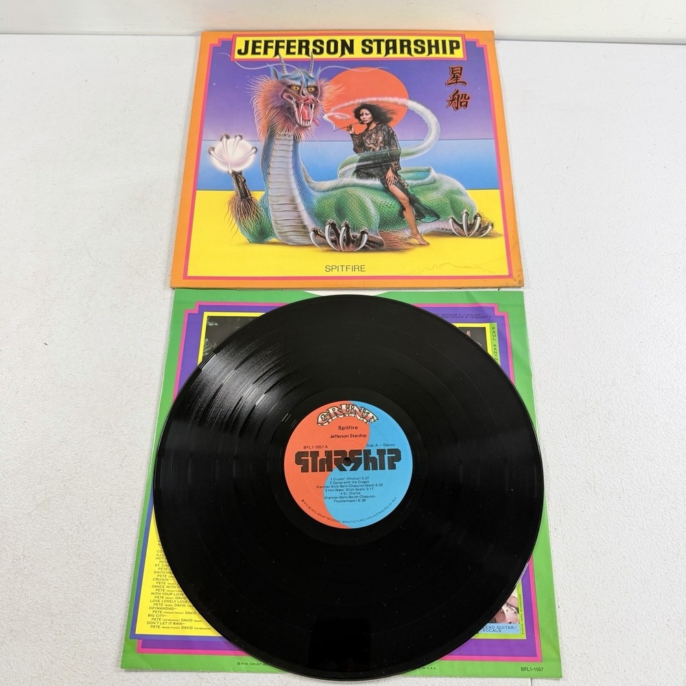 Jefferson Starship - Spitfire - 1976 Grunt‎ BFL1-1557 LP Vinyl Record - EX